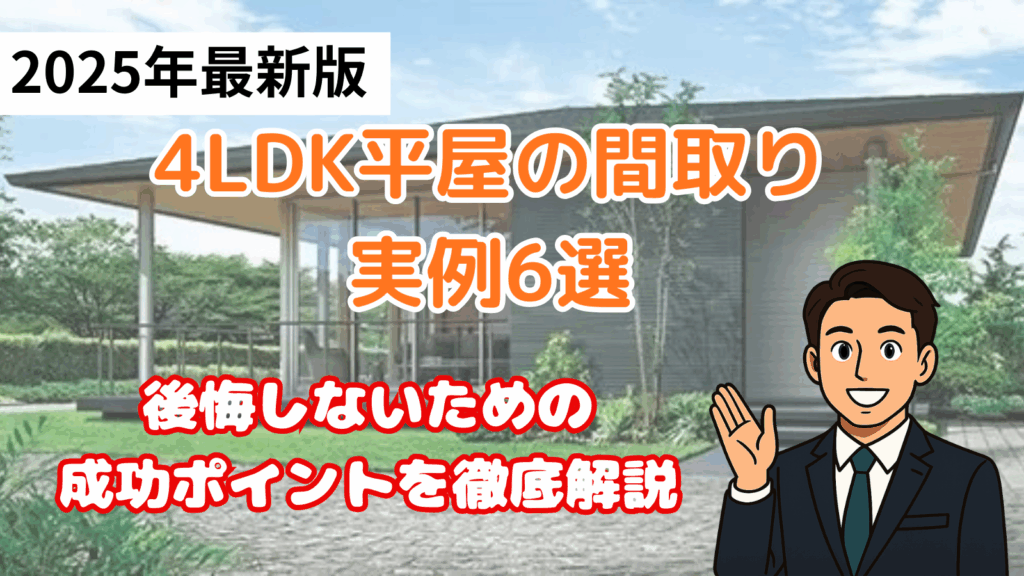 4LDK平屋の間取り