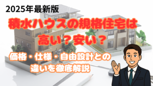積水ハウスの規格住宅は、安い?