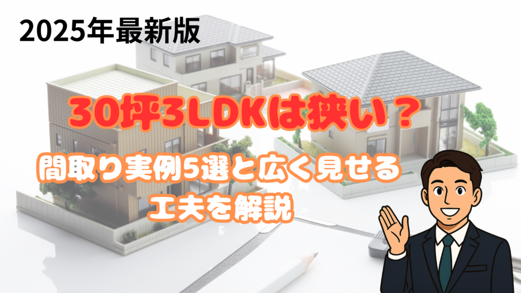 30坪３LDKは狭い？間取り実例5選